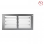 AIR VENTILATION GRILLE COVER WITH INSECTS NET 10x20cm / ALUM
